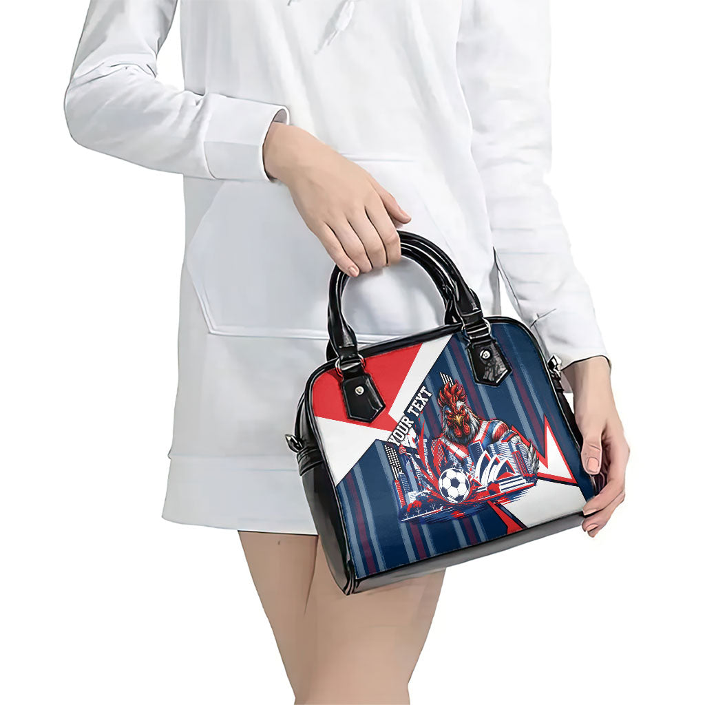 Personalised Sydney Roosters City Of Rugby Shoulder Handbag Sydney City Skyline Illustration Dynamic Sport Fan