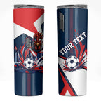 Personalised Sydney Roosters City Of Rugby Skinny Tumbler Sydney City Skyline Illustration Dynamic Sport Fan