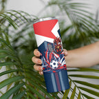 Personalised Sydney Roosters City Of Rugby Skinny Tumbler Sydney City Skyline Illustration Dynamic Sport Fan