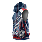 Personalised Sydney Roosters City Of Rugby Sleeveless Hoodie Sydney City Skyline Illustration Dynamic Sport Fan