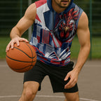 Personalised Sydney Roosters City Of Rugby Sleeveless Hoodie Sydney City Skyline Illustration Dynamic Sport Fan
