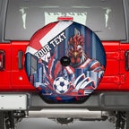 Personalised Sydney Roosters City Of Rugby Spare Tire Cover Sydney City Skyline Illustration Dynamic Sport Fan