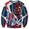 Personalised Sydney Roosters City Of Rugby Sweatshirt Sydney City Skyline Illustration Dynamic Sport Fan