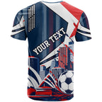 Personalised Sydney Roosters City Of Rugby T Shirt Sydney City Skyline Illustration Dynamic Sport Fan