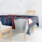 Personalised Sydney Roosters City Of Rugby Tablecloth Sydney City Skyline Illustration Dynamic Sport Fan
