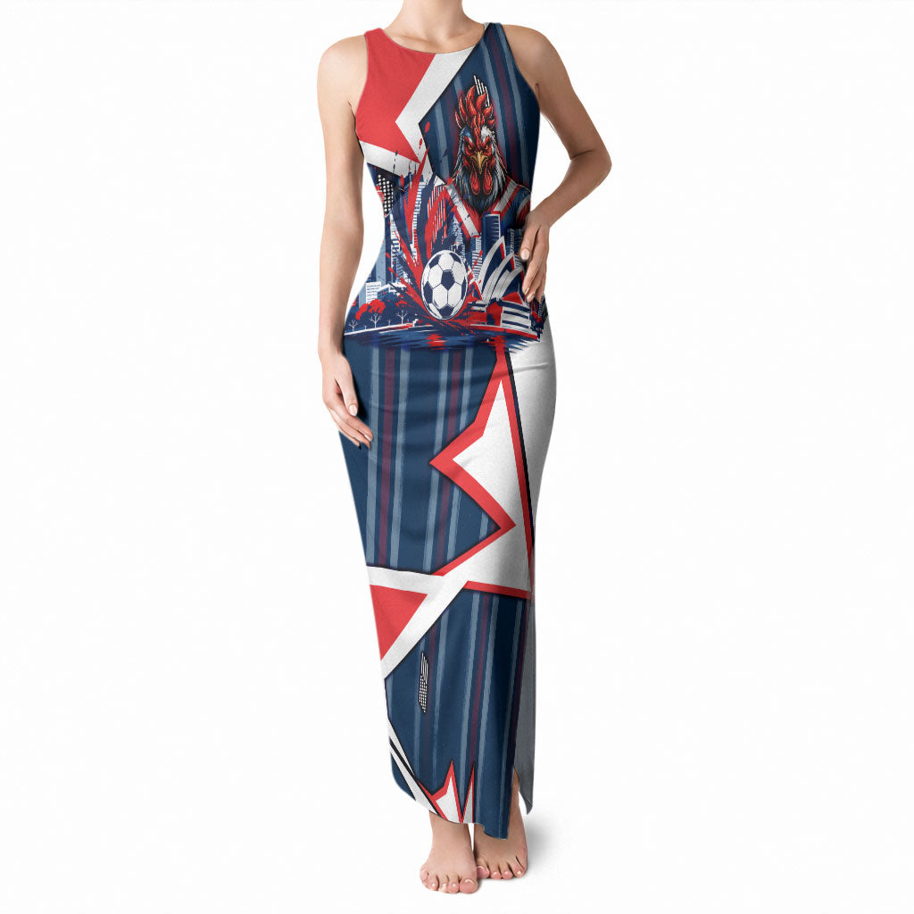 Personalised Sydney Roosters City Of Rugby Tank Maxi Dress Sydney City Skyline Illustration Dynamic Sport Fan