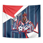 Personalised Sydney Roosters City Of Rugby Tapestry Sydney City Skyline Illustration Dynamic Sport Fan