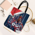 Personalised Sydney Roosters City Of Rugby Tote Bag Sydney City Skyline Illustration Dynamic Sport Fan