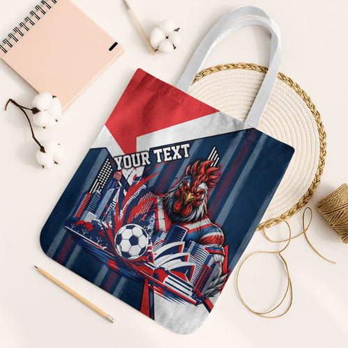 Personalised Sydney Roosters City Of Rugby Tote Bag Sydney City Skyline Illustration Dynamic Sport Fan