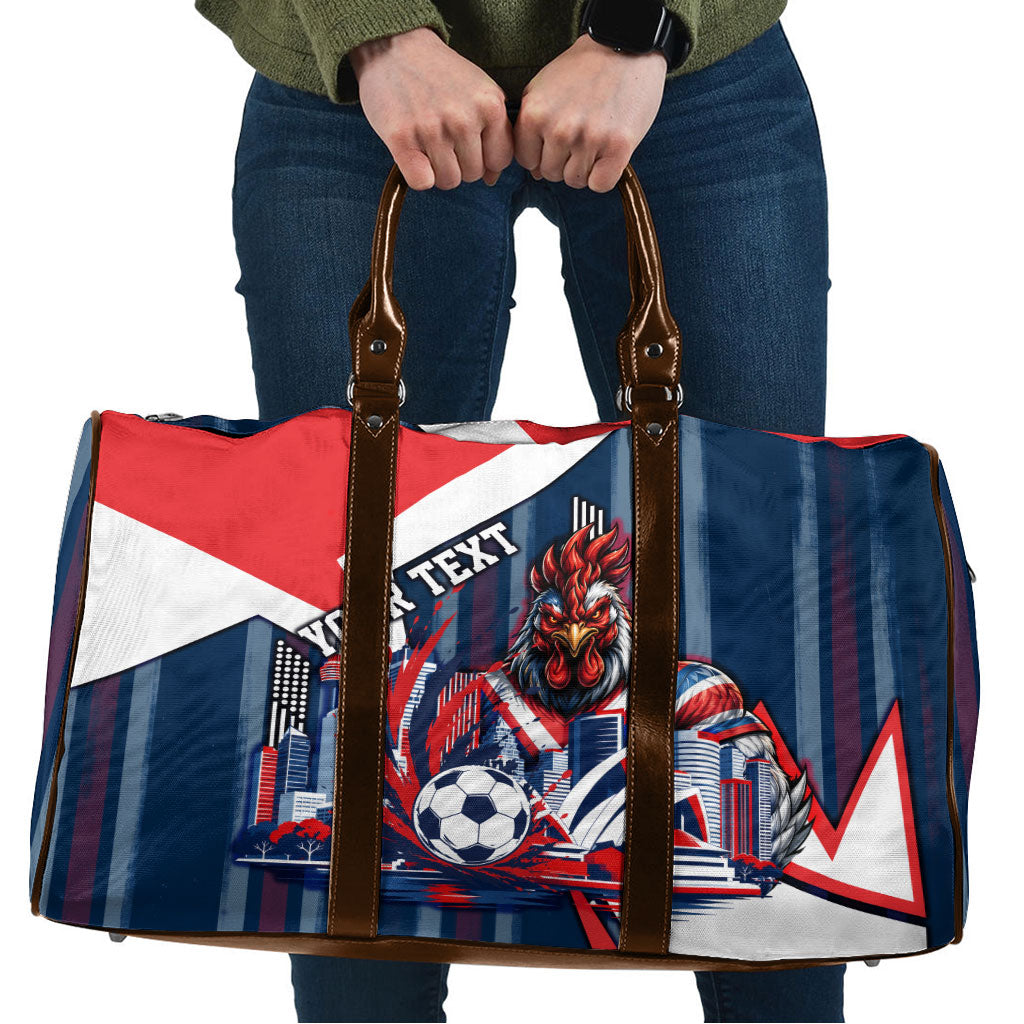 Personalised Sydney Roosters City Of Rugby Travel Bag Sydney City Skyline Illustration Dynamic Sport Fan
