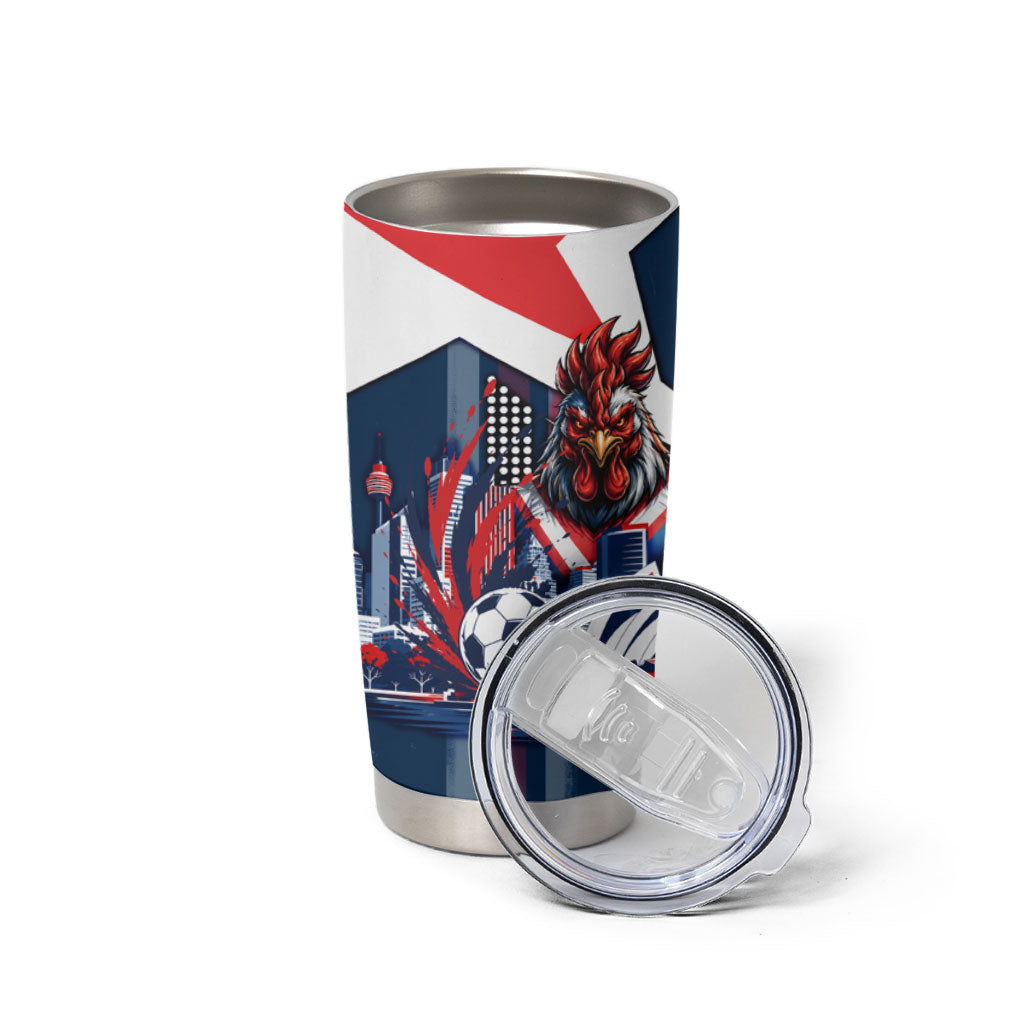 Personalised Sydney Roosters City Of Rugby Tumbler Cup Sydney City Skyline Illustration Dynamic Sport Fan