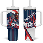 Personalised Sydney Roosters City Of Rugby Tumbler With Handle Sydney City Skyline Illustration Dynamic Sport Fan