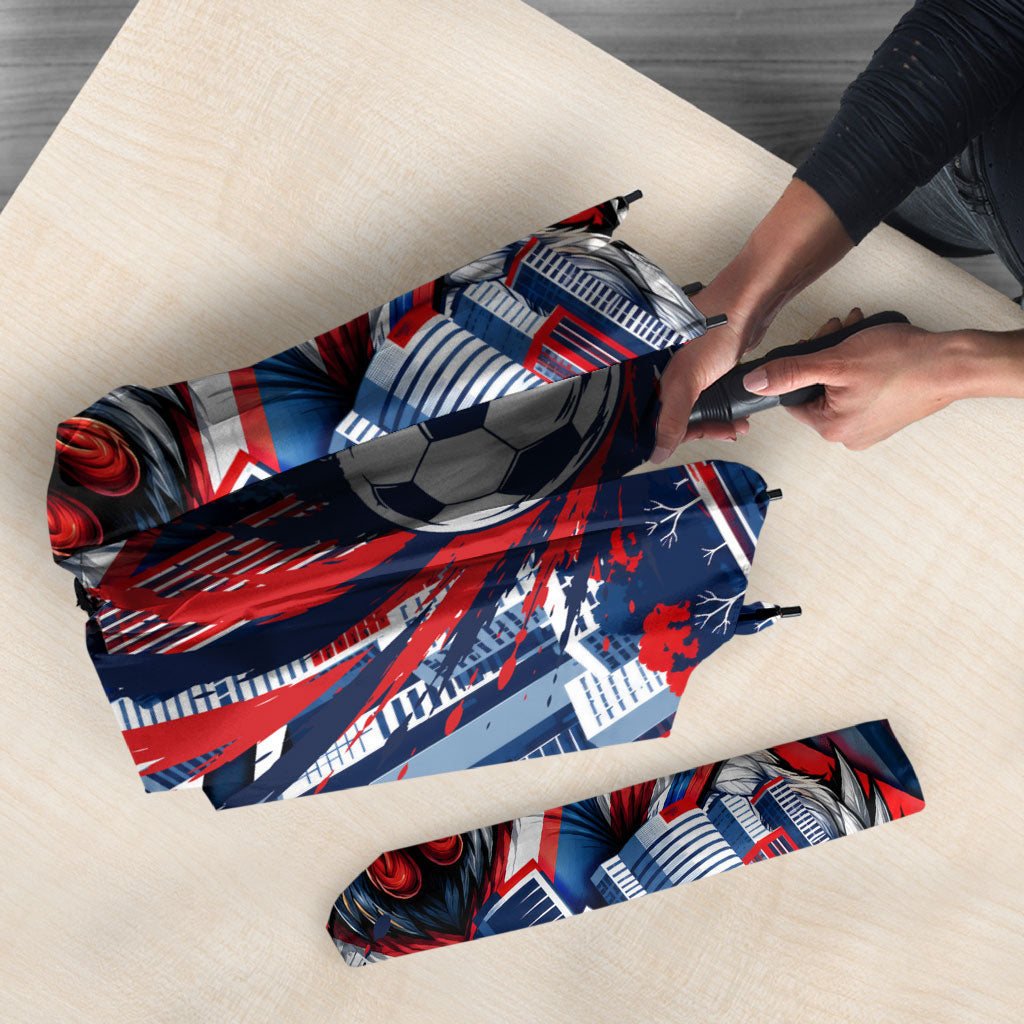 Personalised Sydney Roosters City Of Rugby Umbrella Sydney City Skyline Illustration Dynamic Sport Fan