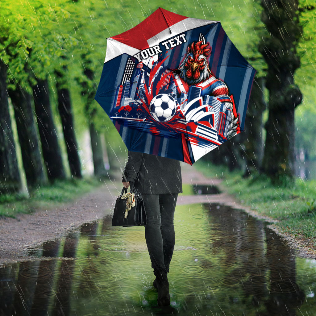 Personalised Sydney Roosters City Of Rugby Umbrella Sydney City Skyline Illustration Dynamic Sport Fan