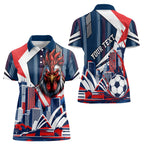 Personalised Sydney Roosters City Of Rugby Women Polo Shirt Sydney City Skyline Illustration Dynamic Sport Fan