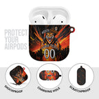 Personalised Wests Tigers City Of Rugby AirPods Case Sydney City Skyline Illustration Sport Fan