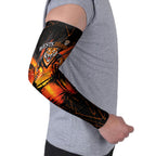 Personalised Wests Tigers City Of Rugby Arm Sleeves Sydney City Skyline Illustration Sport Fan