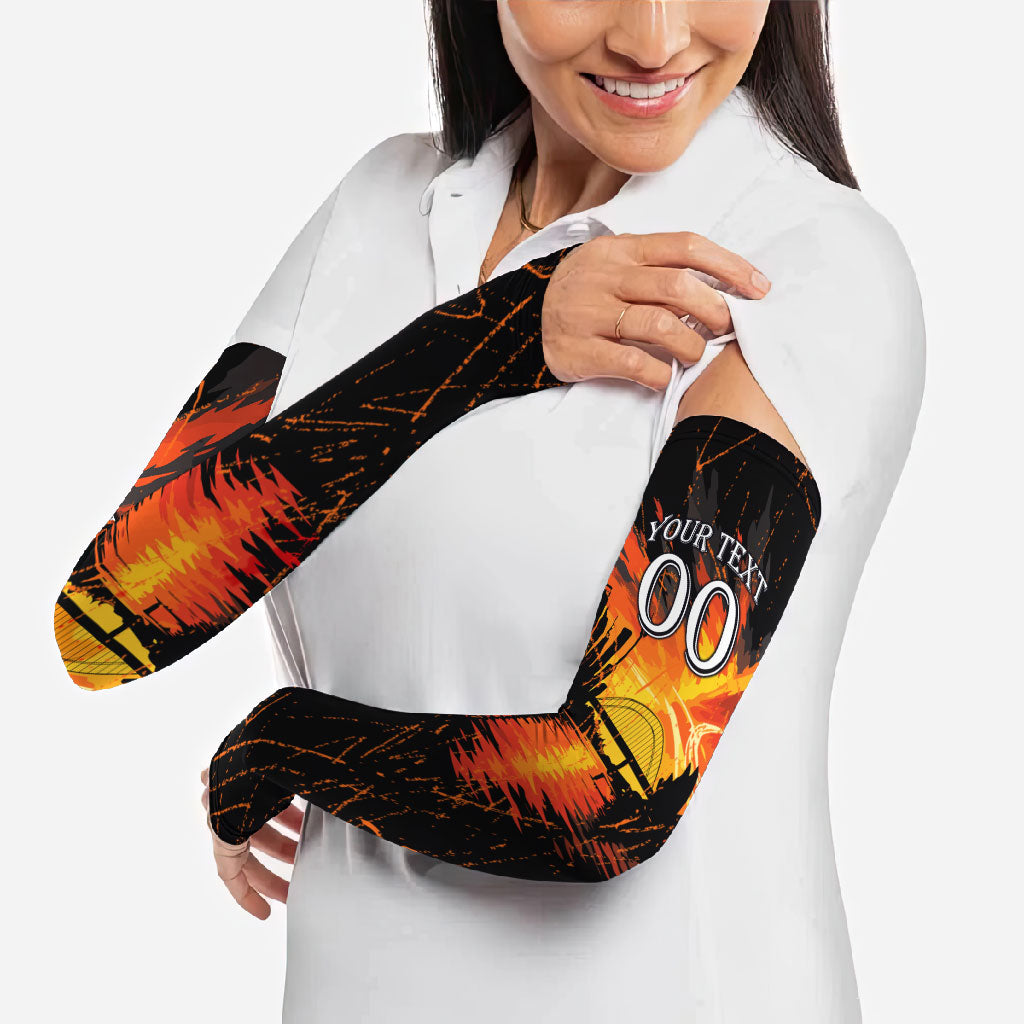 Personalised Wests Tigers City Of Rugby Arm Sleeves Sydney City Skyline Illustration Sport Fan