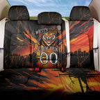 Personalised Wests Tigers City Of Rugby Back Car Seat Cover Sydney City Skyline Illustration Sport Fan