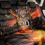 Personalised Wests Tigers City Of Rugby Back Car Seat Cover Sydney City Skyline Illustration Sport Fan