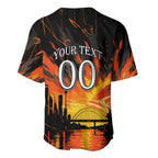 Personalised Wests Tigers City Of Rugby Baseball Jersey Sydney City Skyline Illustration Sport Fan