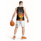Personalised Wests Tigers City Of Rugby Basketball Jersey Sydney City Skyline Illustration Sport Fan