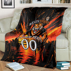 Personalised Wests Tigers City Of Rugby Blanket Sydney City Skyline Illustration Sport Fan