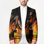 Personalised Wests Tigers City Of Rugby Blazer Sydney City Skyline Illustration Sport Fan