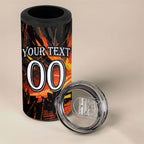 Personalised Wests Tigers City Of Rugby 4 in 1 Can Cooler Tumbler Sydney City Skyline Illustration Sport Fan