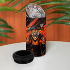Personalised Wests Tigers City Of Rugby 4 in 1 Can Cooler Tumbler Sydney City Skyline Illustration Sport Fan