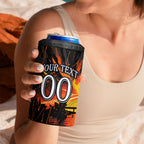 Personalised Wests Tigers City Of Rugby 4 in 1 Can Cooler Tumbler Sydney City Skyline Illustration Sport Fan