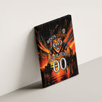 Personalised Wests Tigers City Of Rugby Canvas Wall Art Sydney City Skyline Illustration Sport Fan