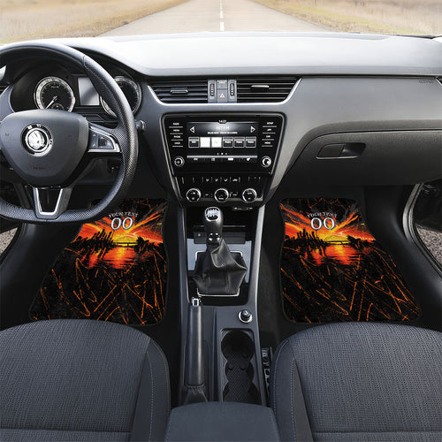Personalised Wests Tigers City Of Rugby Car Mats Sydney City Skyline Illustration Sport Fan