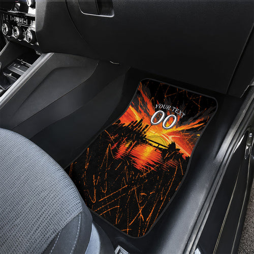 Personalised Wests Tigers City Of Rugby Car Mats Sydney City Skyline Illustration Sport Fan