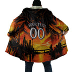 Personalised Wests Tigers City Of Rugby Cloak Sydney City Skyline Illustration Sport Fan