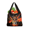 Personalised Wests Tigers City Of Rugby Grocery Bag Sydney City Skyline Illustration Sport Fan