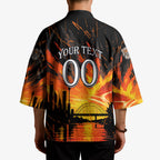 Personalised Wests Tigers City Of Rugby Kimono Sydney City Skyline Illustration Sport Fan