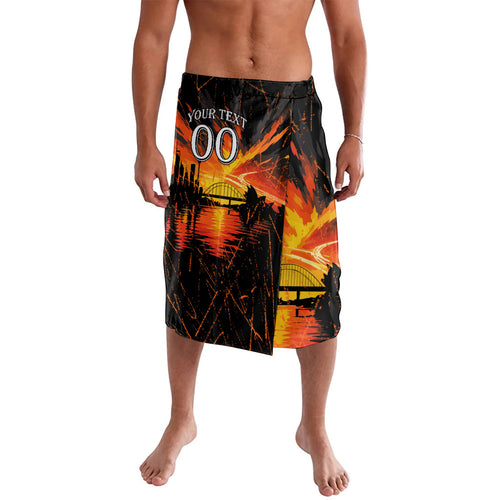 Personalised Wests Tigers City Of Rugby Lavalava Sydney City Skyline Illustration Sport Fan