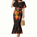 Personalised Wests Tigers City Of Rugby Mermaid Dress Sydney City Skyline Illustration Sport Fan