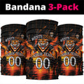 Personalised Wests Tigers City Of Rugby Neck Gaiter Sydney City Skyline Illustration Sport Fan