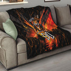 Personalised Wests Tigers City Of Rugby Quilt Sydney City Skyline Illustration Sport Fan