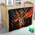 Personalised Wests Tigers City Of Rugby Quilt Sydney City Skyline Illustration Sport Fan