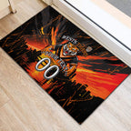 Personalised Wests Tigers City Of Rugby Rubber Doormat Sydney City Skyline Illustration Sport Fan