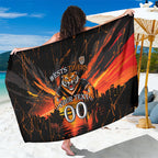 Personalised Wests Tigers City Of Rugby Sarong Sydney City Skyline Illustration Sport Fan
