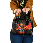 Personalised Wests Tigers City Of Rugby Shoulder Handbag Sydney City Skyline Illustration Sport Fan