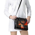 Personalised Wests Tigers City Of Rugby Shoulder Handbag Sydney City Skyline Illustration Sport Fan