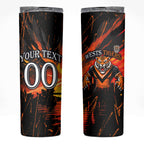 Personalised Wests Tigers City Of Rugby Skinny Tumbler Sydney City Skyline Illustration Sport Fan