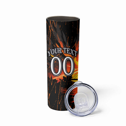Personalised Wests Tigers City Of Rugby Skinny Tumbler Sydney City Skyline Illustration Sport Fan