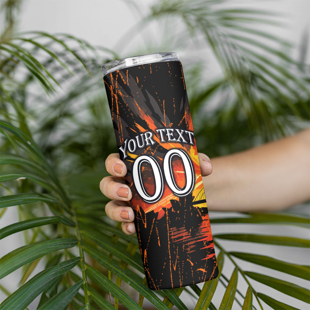 Personalised Wests Tigers City Of Rugby Skinny Tumbler Sydney City Skyline Illustration Sport Fan