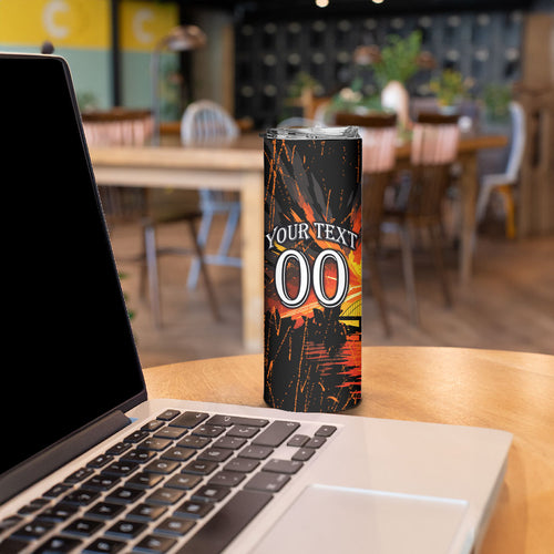 Personalised Wests Tigers City Of Rugby Skinny Tumbler Sydney City Skyline Illustration Sport Fan